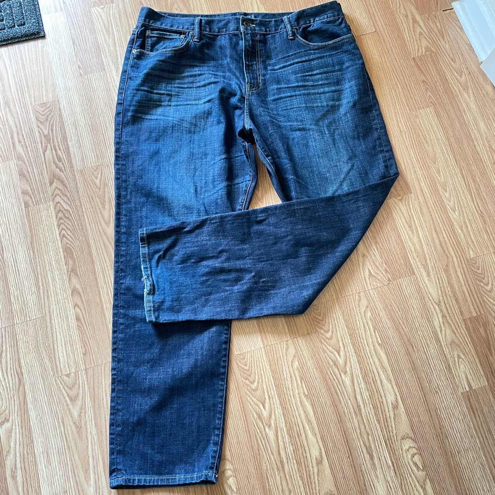 Lucky Brand classic straight jeans 329 handcrafted 1990 • 42W 32L fade sexy Yah!